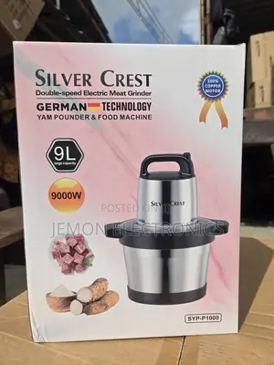 Silver Crest 9l Double Speed Electric Meat Grinder – 9000w Commerc