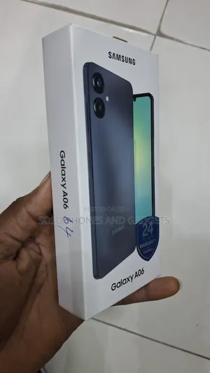 New Samsung Galaxy A06 64 GB Black