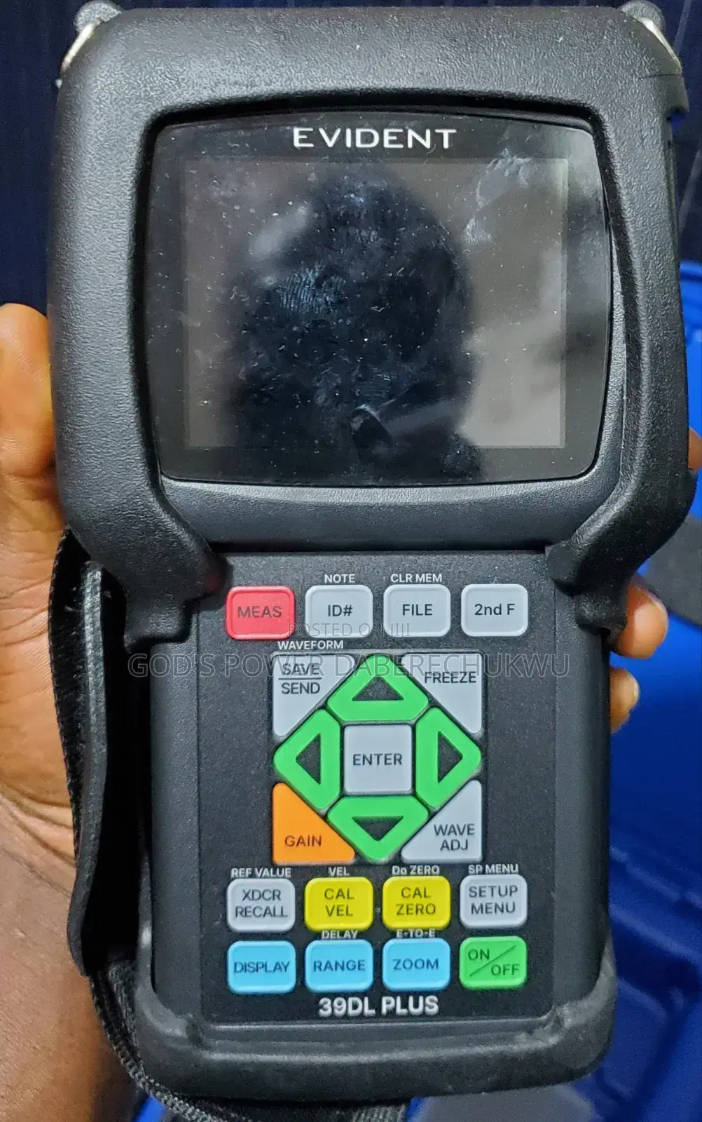 Evident 39dl Plus (Formerly Olympus) Ultrasonic Thickness Gauge.