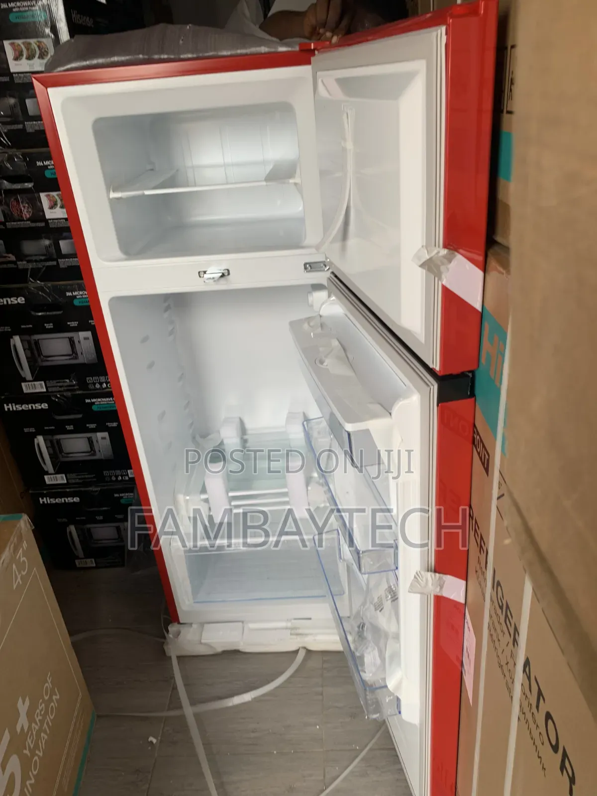 Silent Cooling: Hisense 204l Low-Noise Dispenser Fridge
