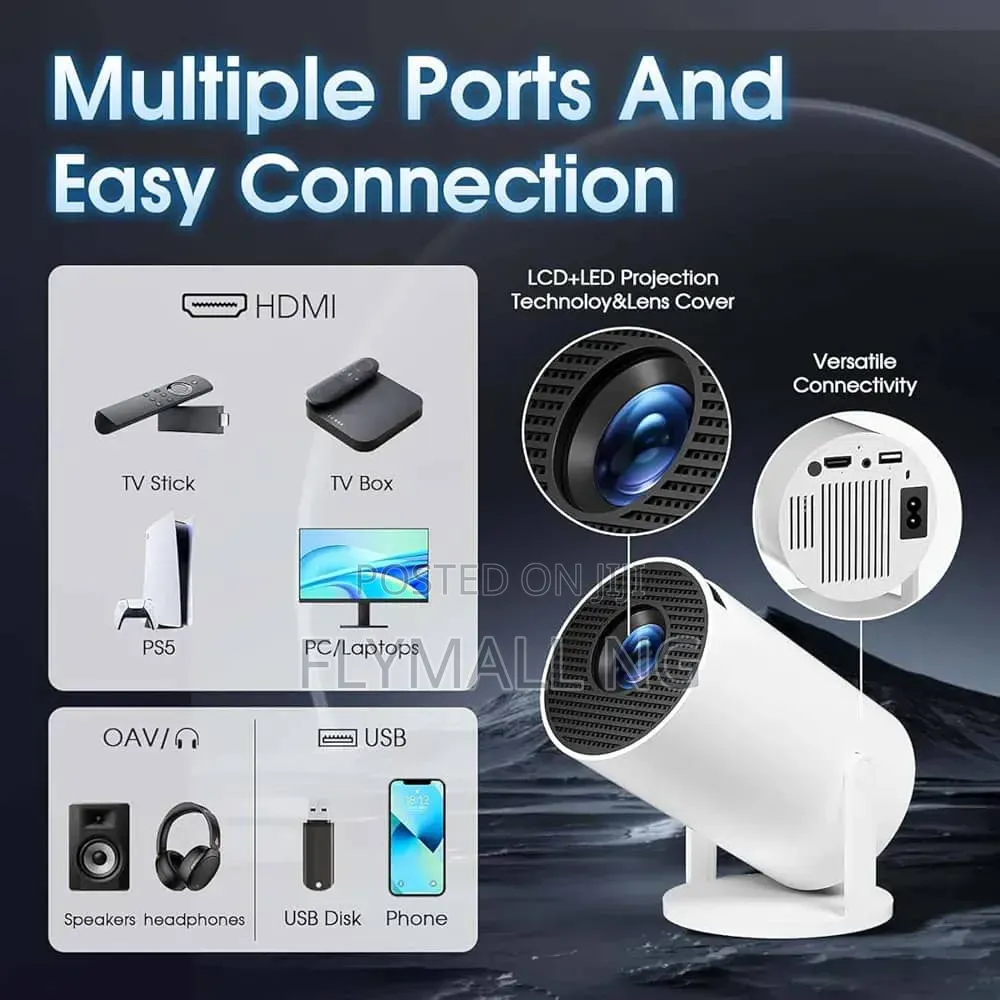 Ultra Hd High Dynamic Android Smart Projector