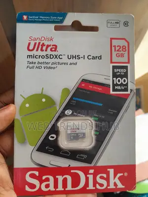 Original Sandisk Ultra 128gb Microsdxc Uhs-I Memory Card - New