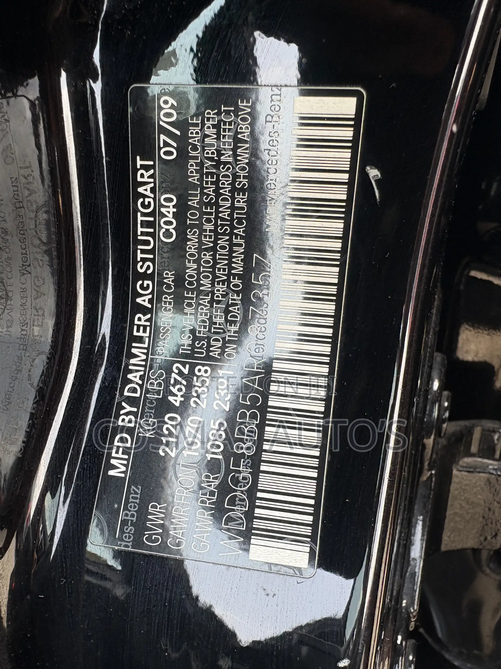 Mercedes-Benz C300 2010 Black