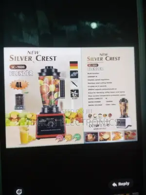 New Silver Crest Sc-9880 Blender – 4l Heav Commercial Kitchen Blender