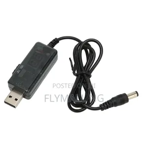 5v to 12v Power Bank to Router Usb-to-Dc Boost Converter Cable