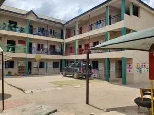 A Two Wings Storey Building, L-Shaped Ground Floor-5 Big Classrooms