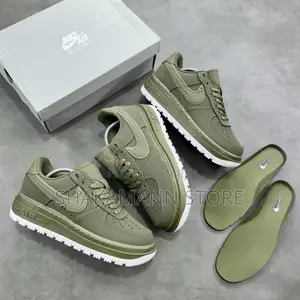 Original Luxury Air Force 1 Luxe Black and Green
