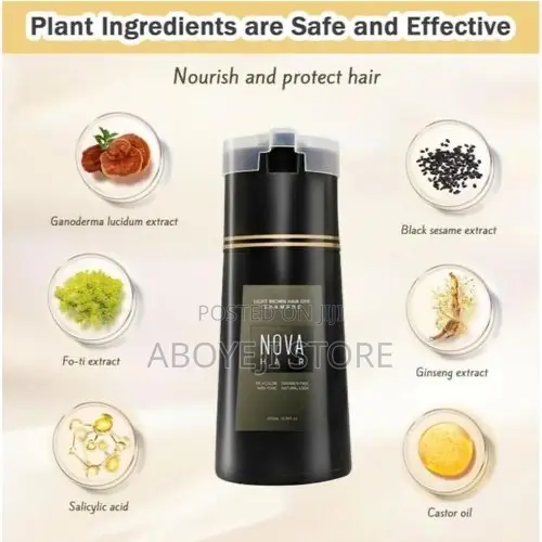 Nova Black Hair Dye 200ml