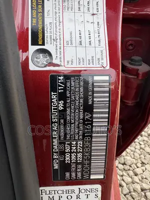 Mercedes-Benz E350 2015 Red