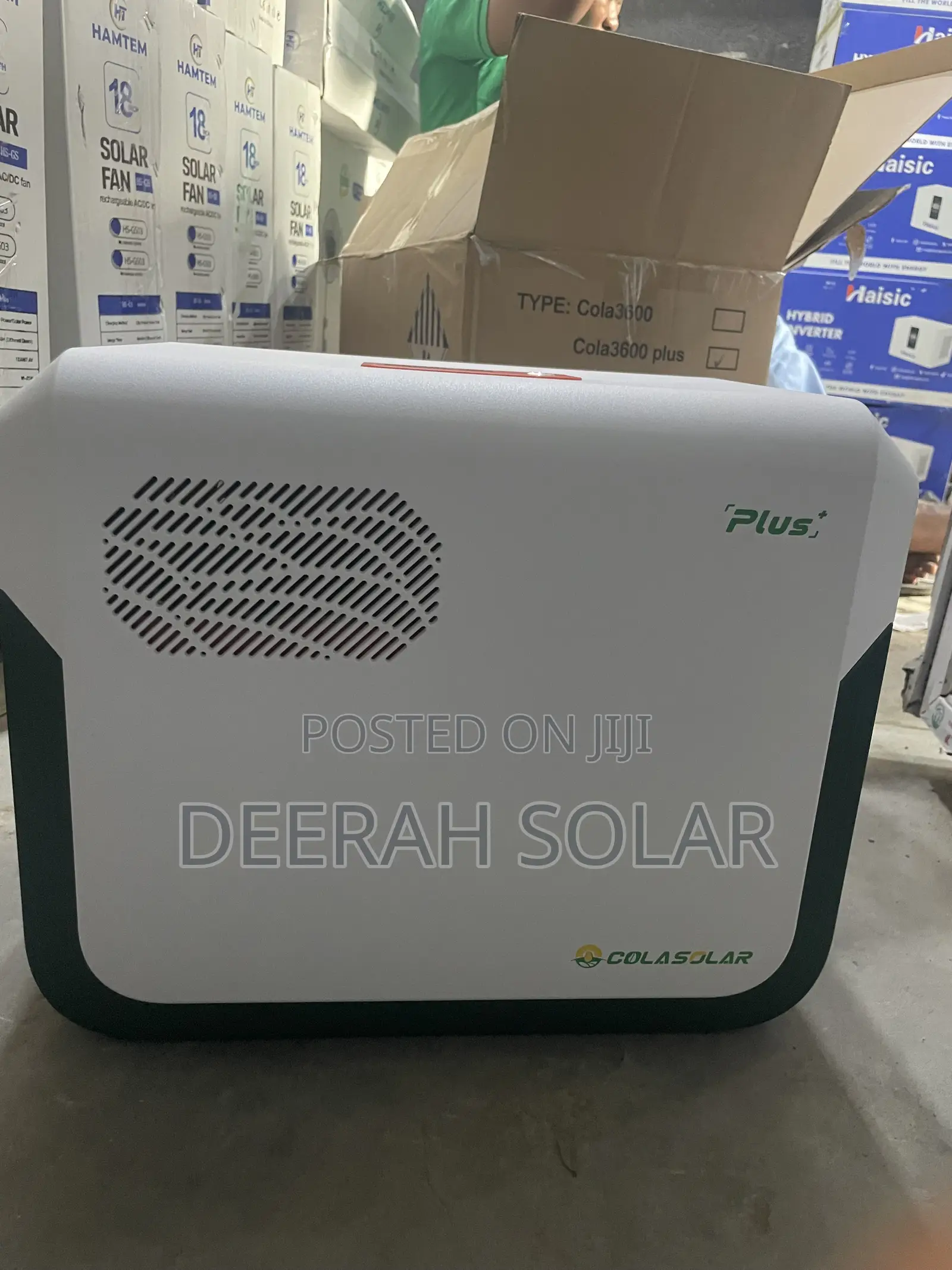 Cola 3600/2200wat Solar Gen