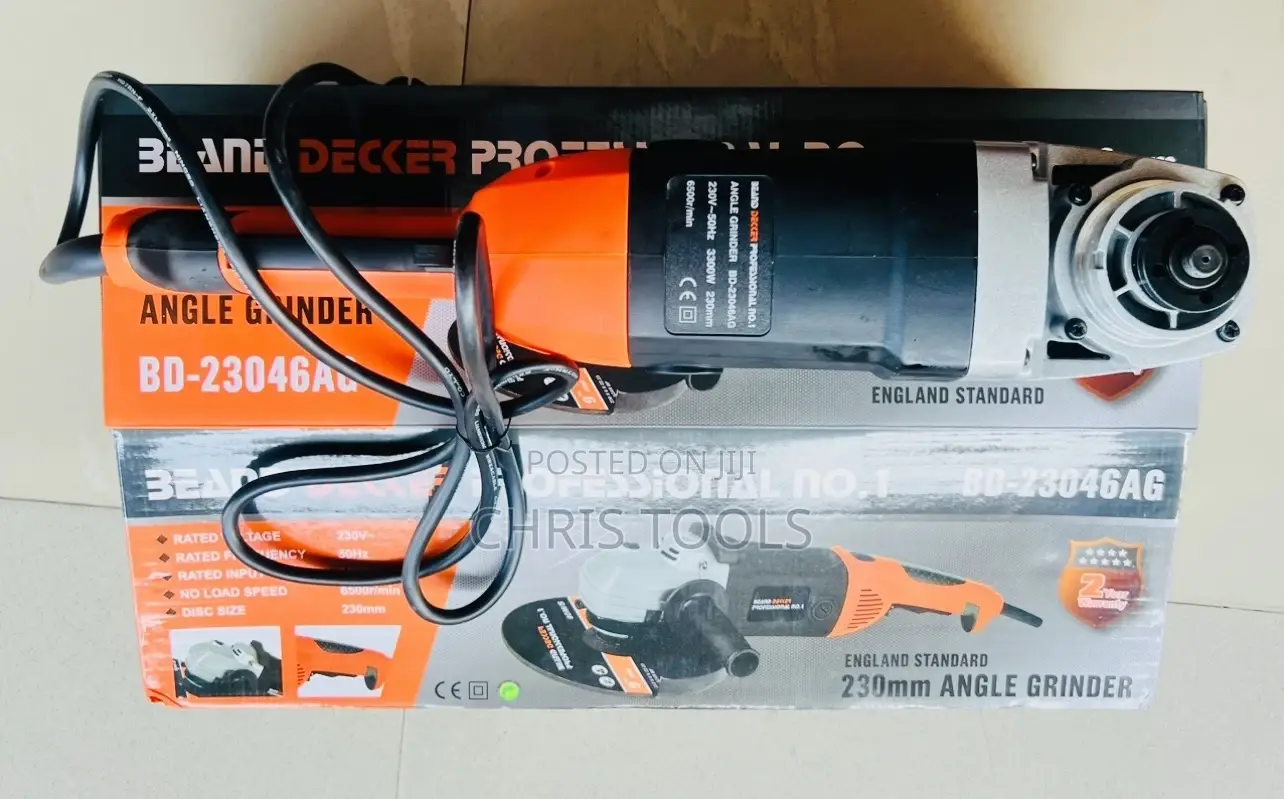 Be And Decar 9” Angle Grinder
