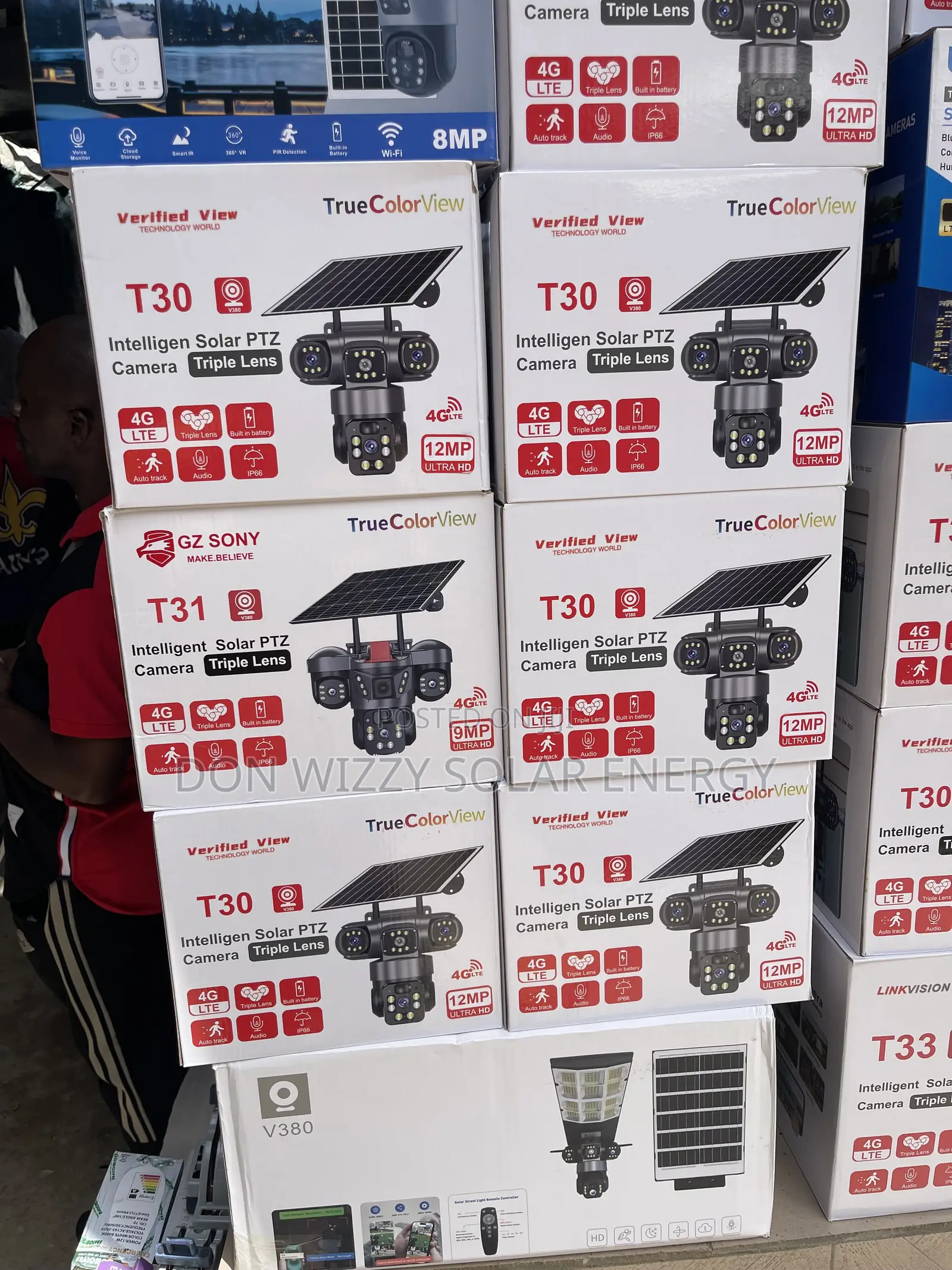 Triple Leds Security Camera