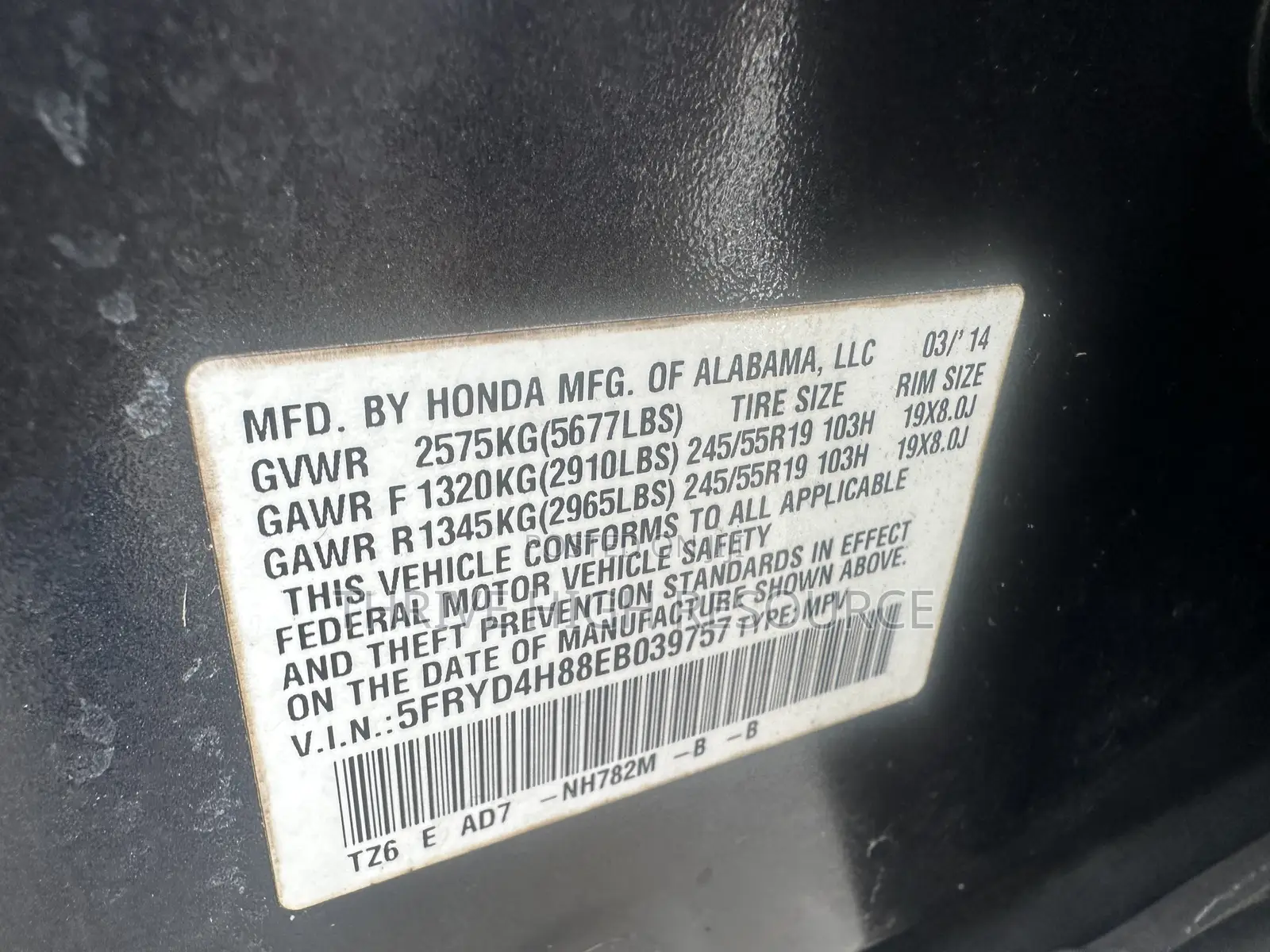 Acura MDX 2014 Gray