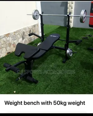 Weight Bench With 50kg Weight