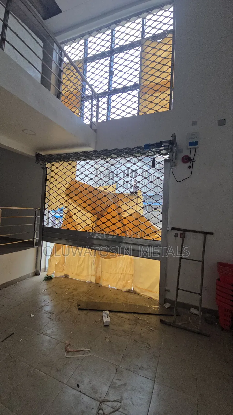 See-Through Roller Shutter for Shops Stores