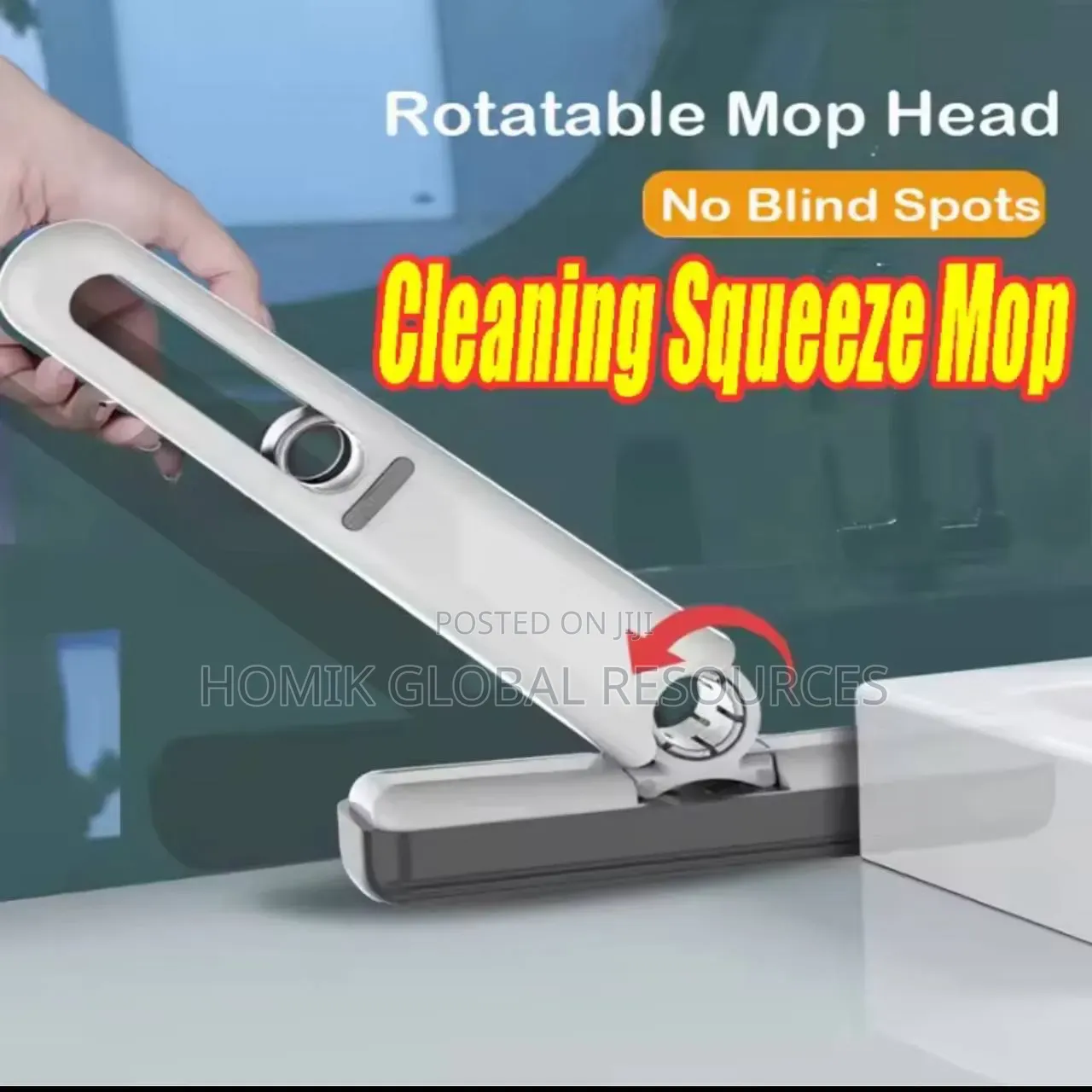 Multipurpose Self-Squeezing Folding Mini Mop