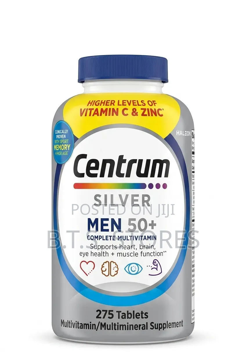 Centrum Silver Men 50+ Complete Multivitamin/Multimineral 275 Tablets
