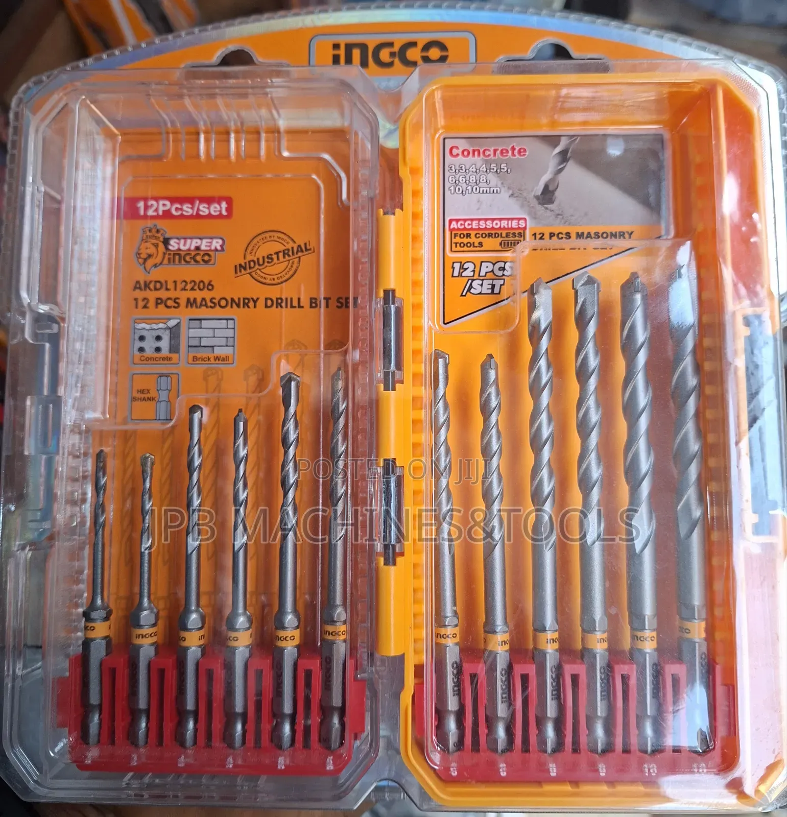 Hexagonal Concrete Bit Set