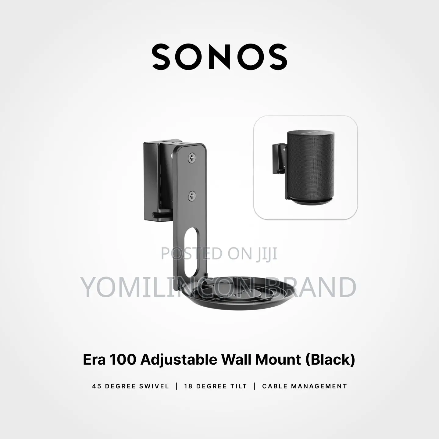 Sonos Era 100 Wall Mount - Black