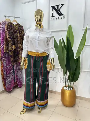 Aso Oke Baggy Trouser