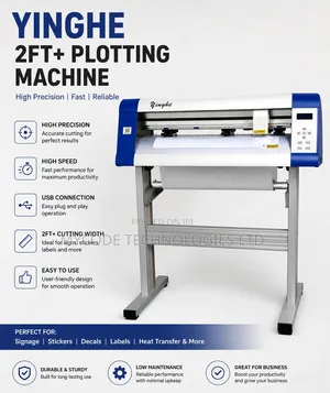 Yinghe 2ft Plotter Cutting Machine With Contour Eye Vinyl Cutter
