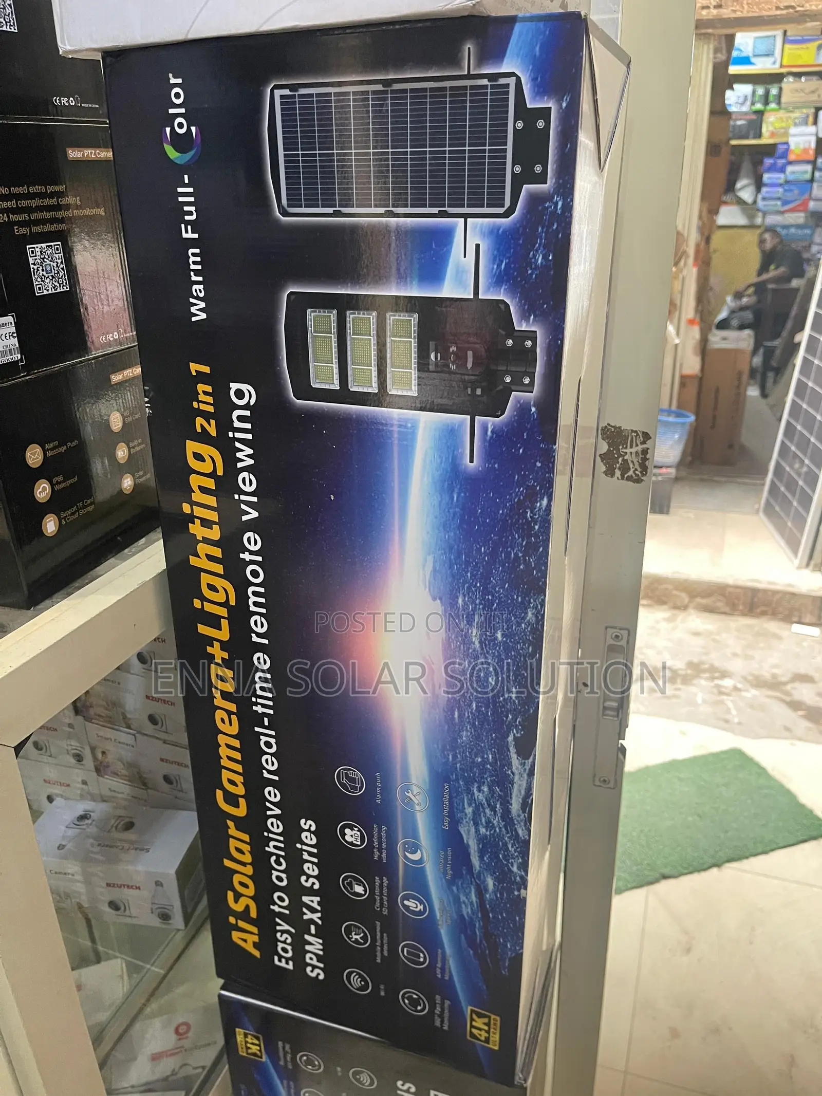 Ai Solar Camera Lighting 2 In 1