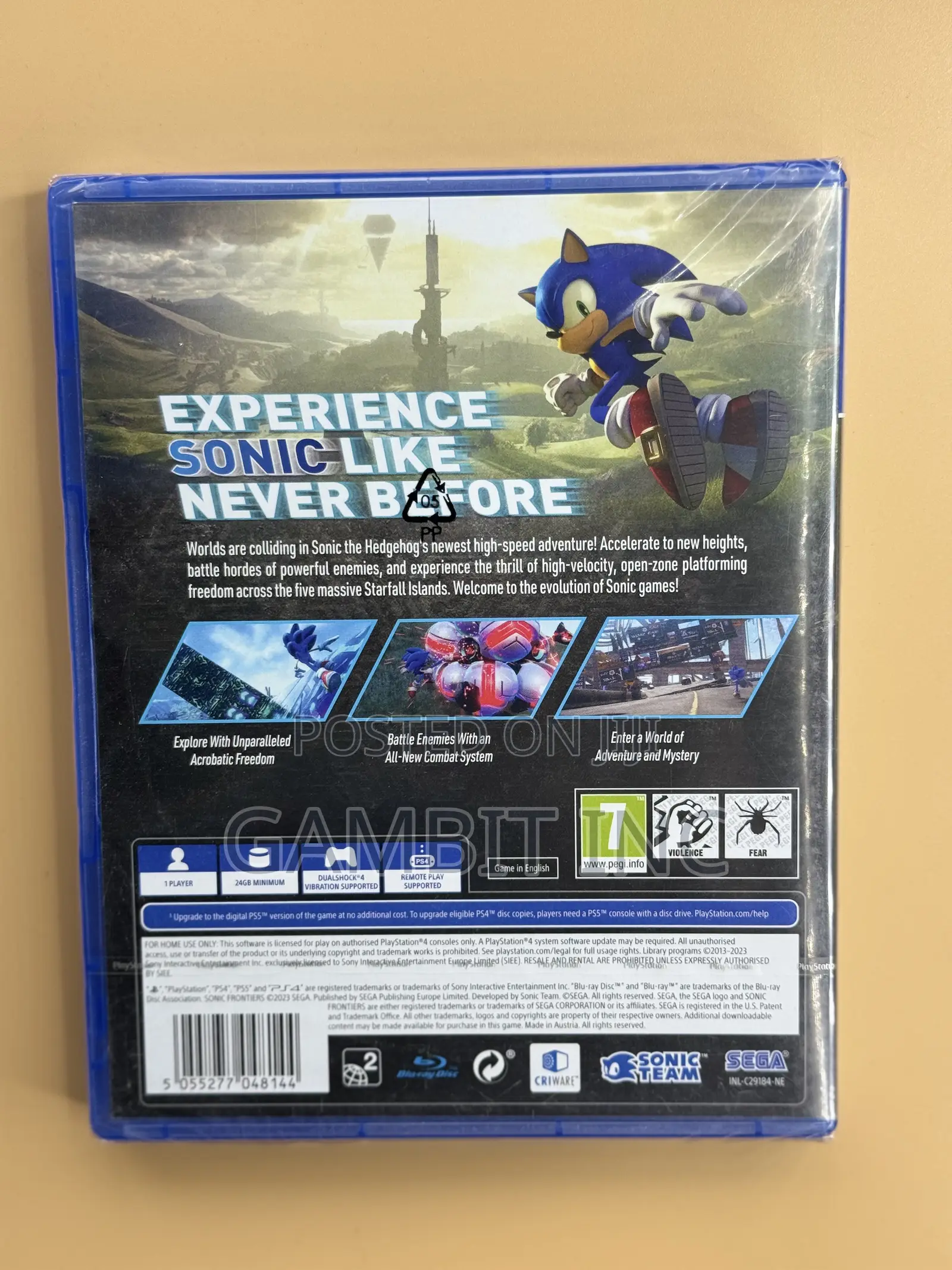 Playstation 4 Sonic Frontiers
