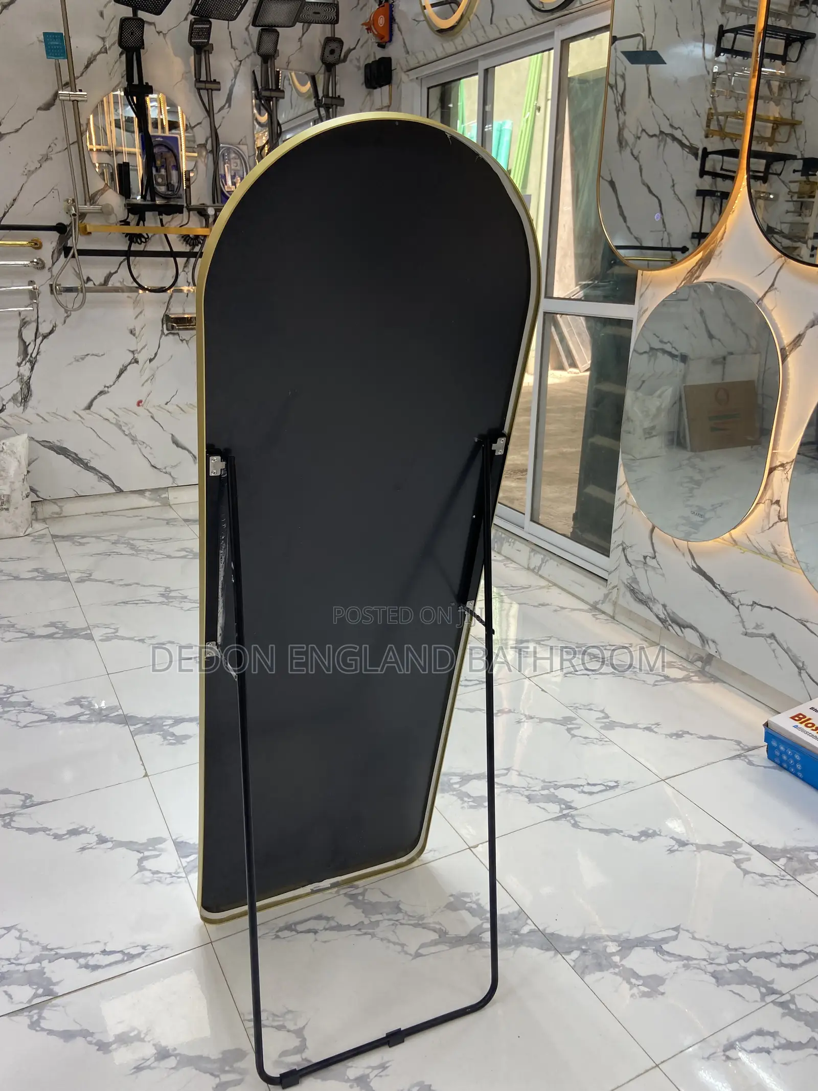 Free Standing Dressing Mirror Gold
