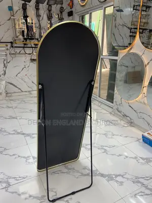 Free Standing Dressing Mirror Gold