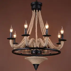 Vintage Industrial Style Chandelier Bar Clothing Store American Style