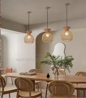 Hemp Rope Retro Ceiling Light Industrial Style Iron Restaurant Bar