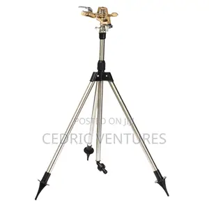 Garden Irrigation Zinc Alloy 360 Nozzle Tripod Set Sprinkler