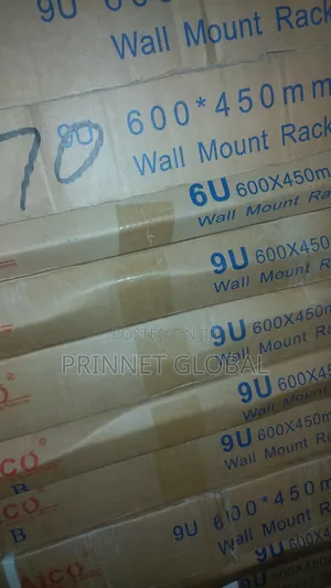 Aico 9u Rack 600x450 Wall Mount With Fan