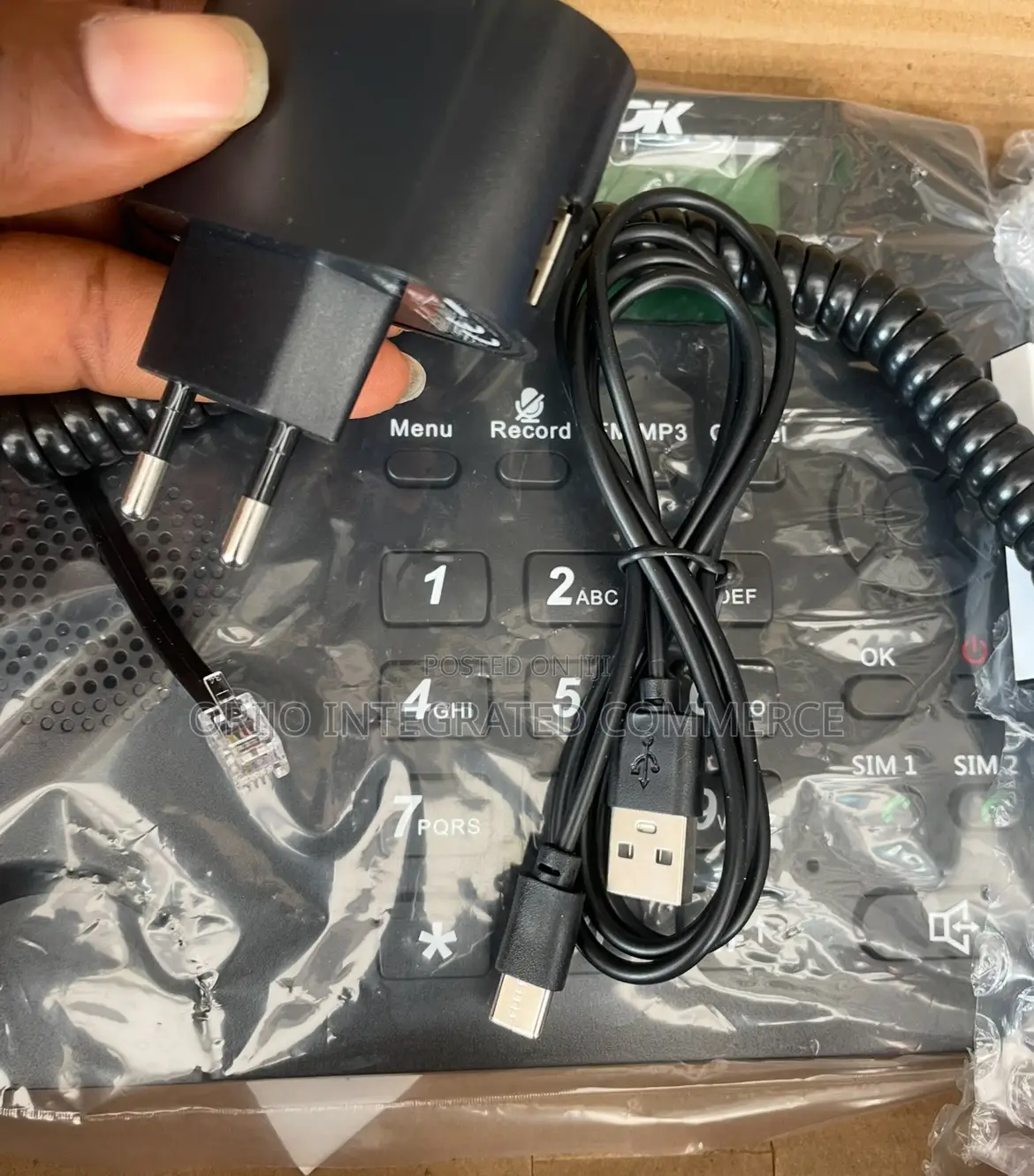 New Mobile Phone Black