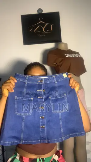 Demin Mini Skirt