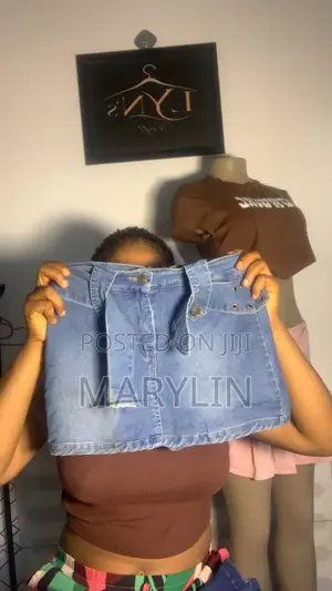 Demin Mini Skirt