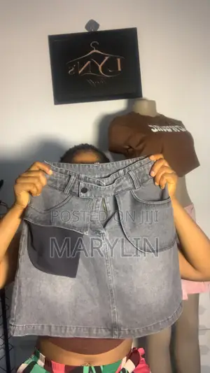 Demin Mini Skirt