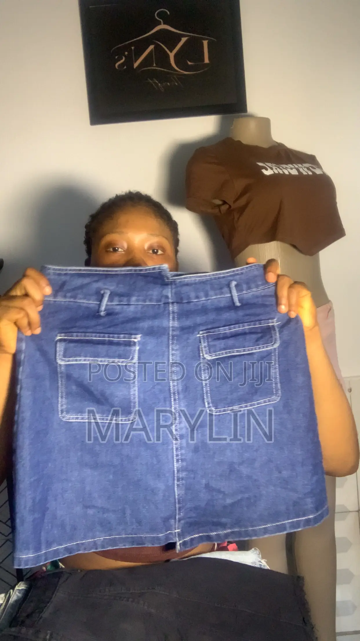 Demin Mini Skirt