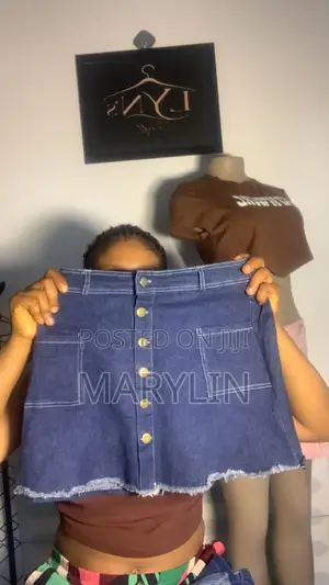 Demin Mini Skirt