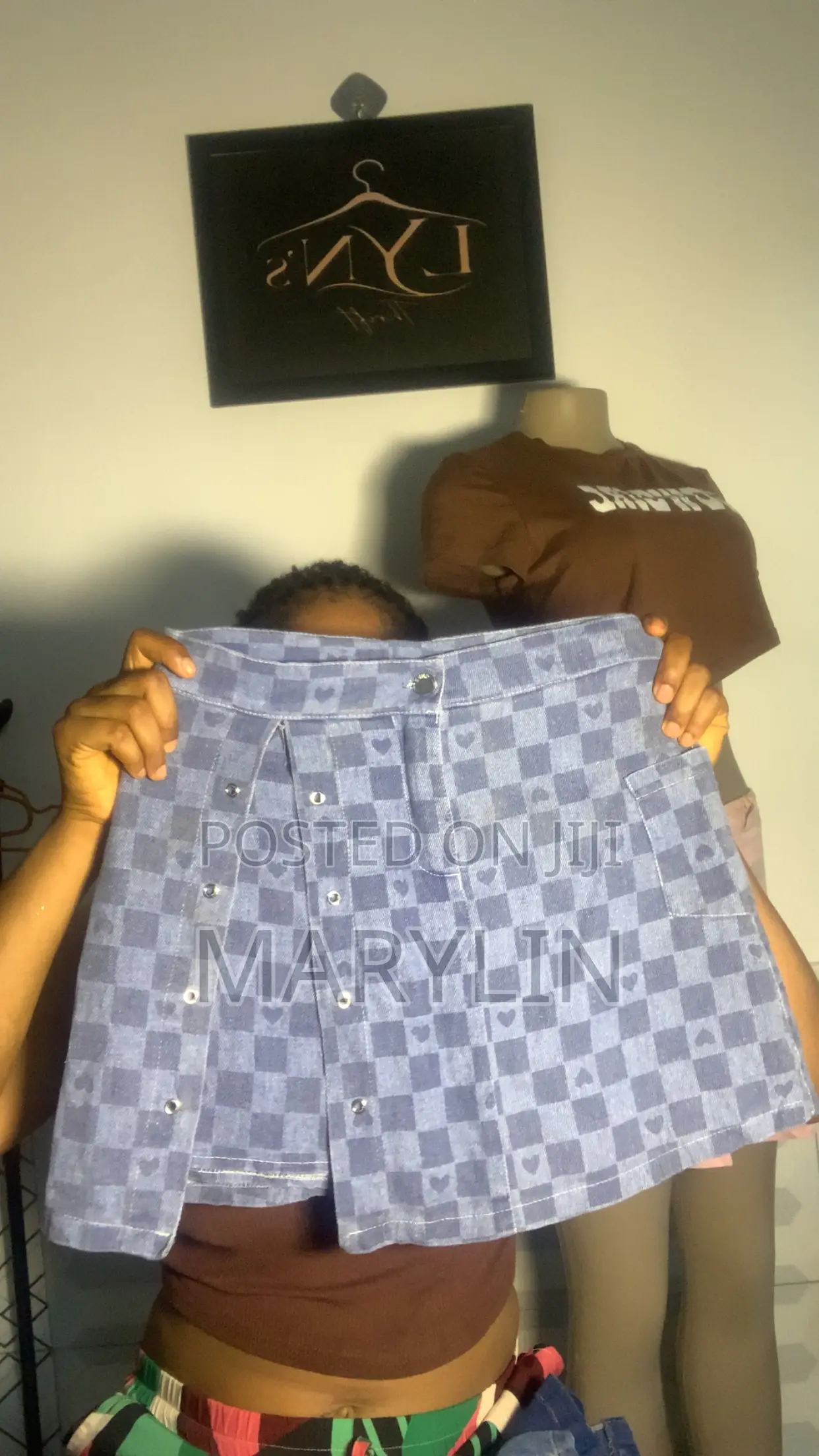 Demin Mini Skirt