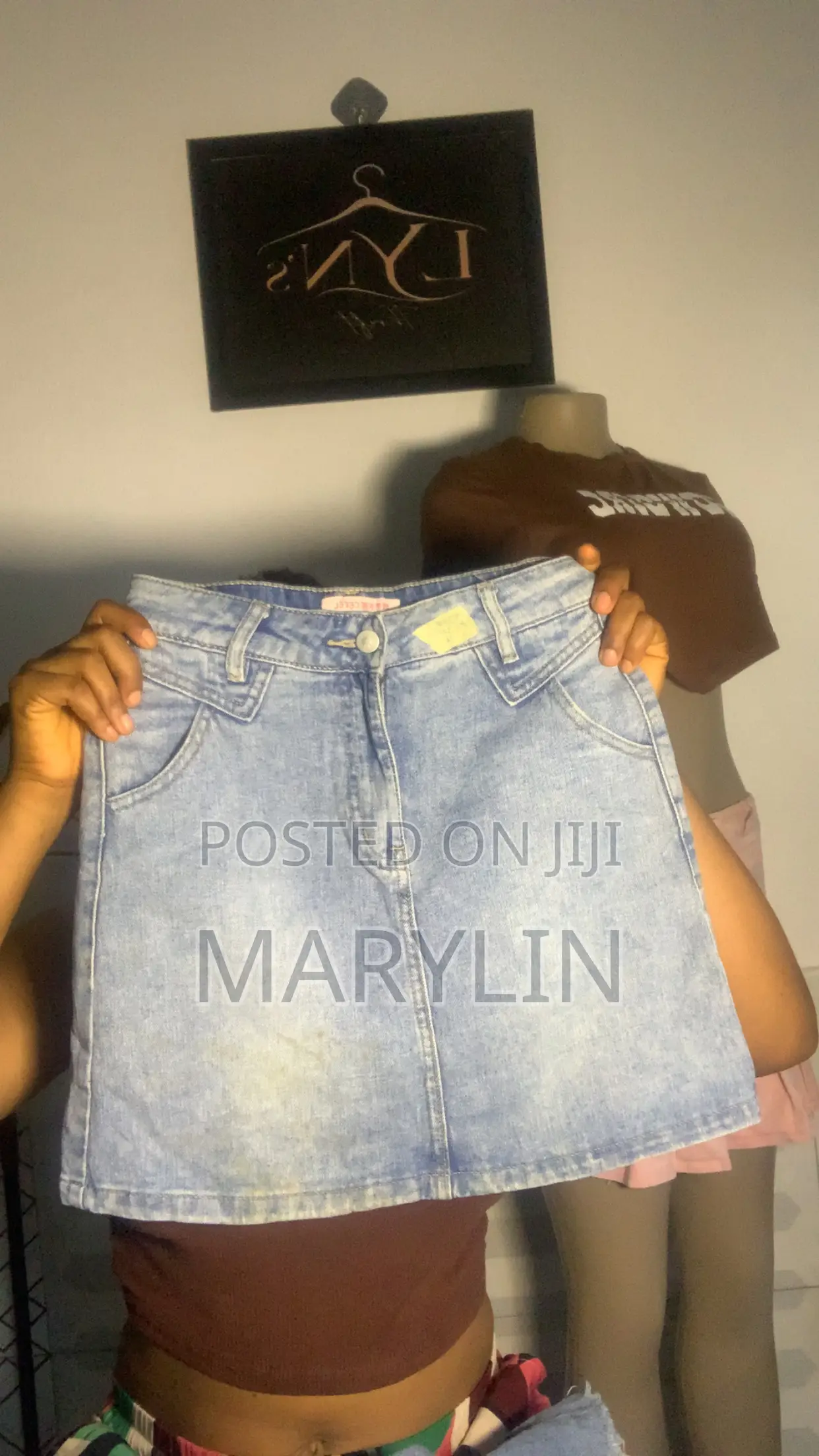Demin Mini Skirt