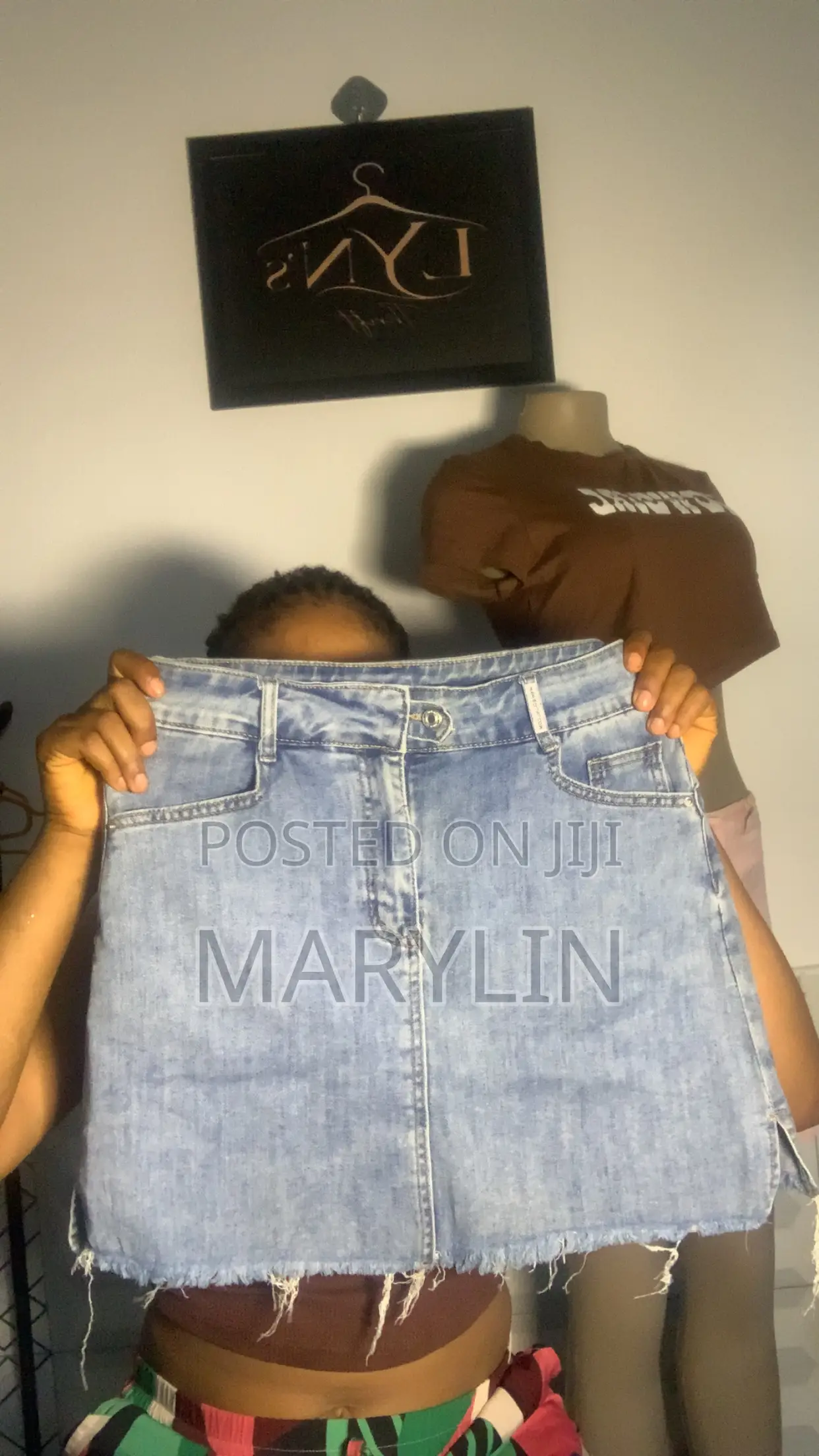 Demin Mini Skirt
