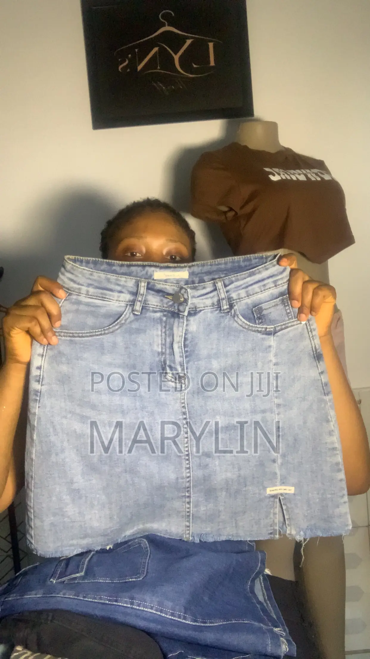 Demin Mini Skirt