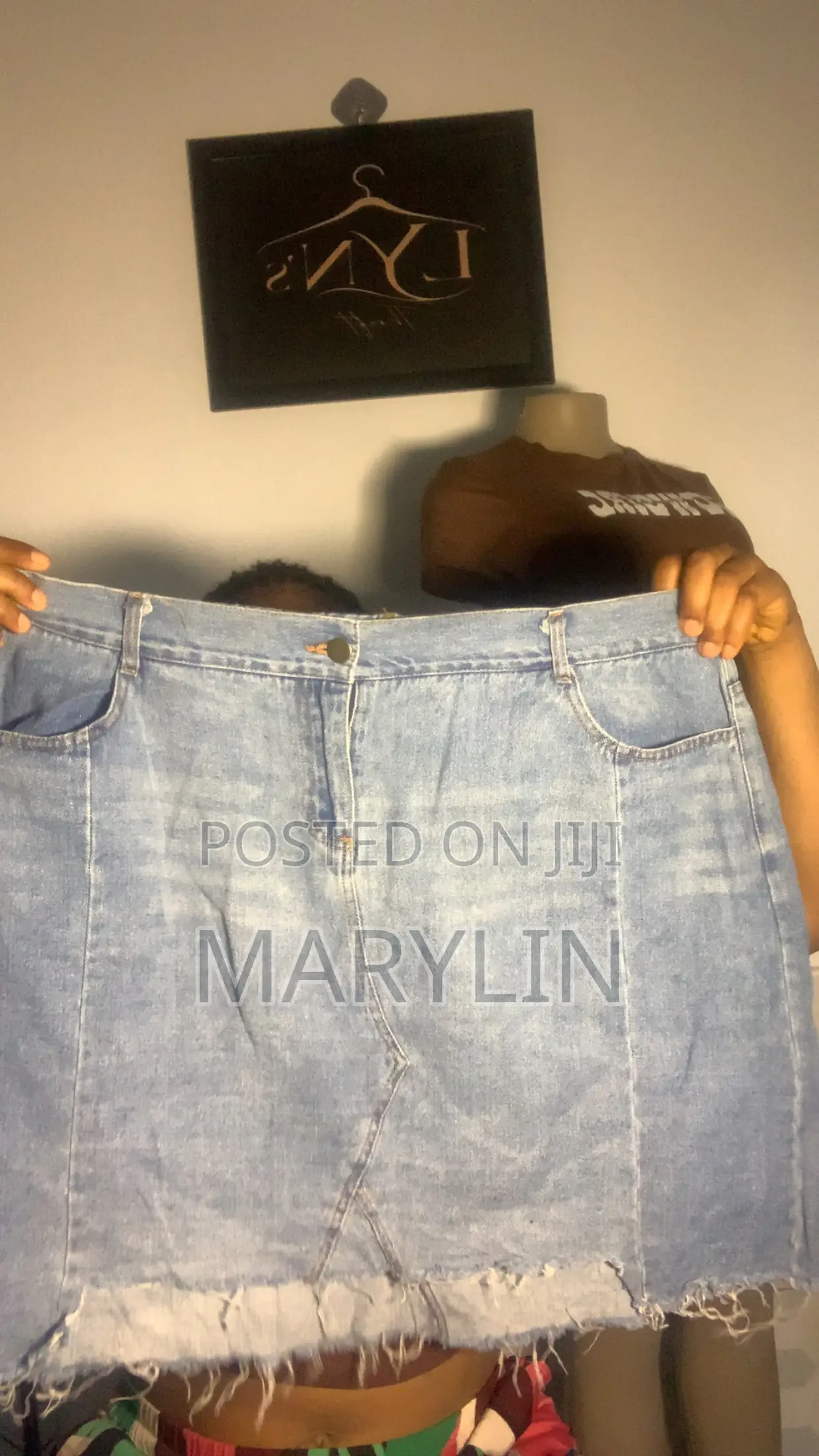 Demin Mini Skirt