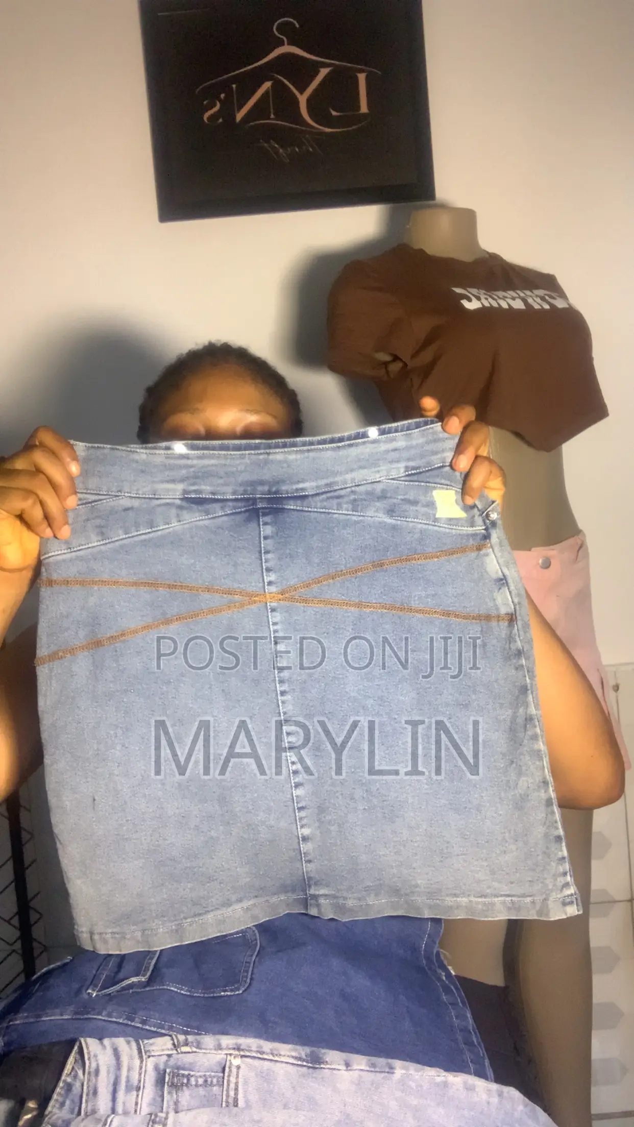 Demin Mini Skirt