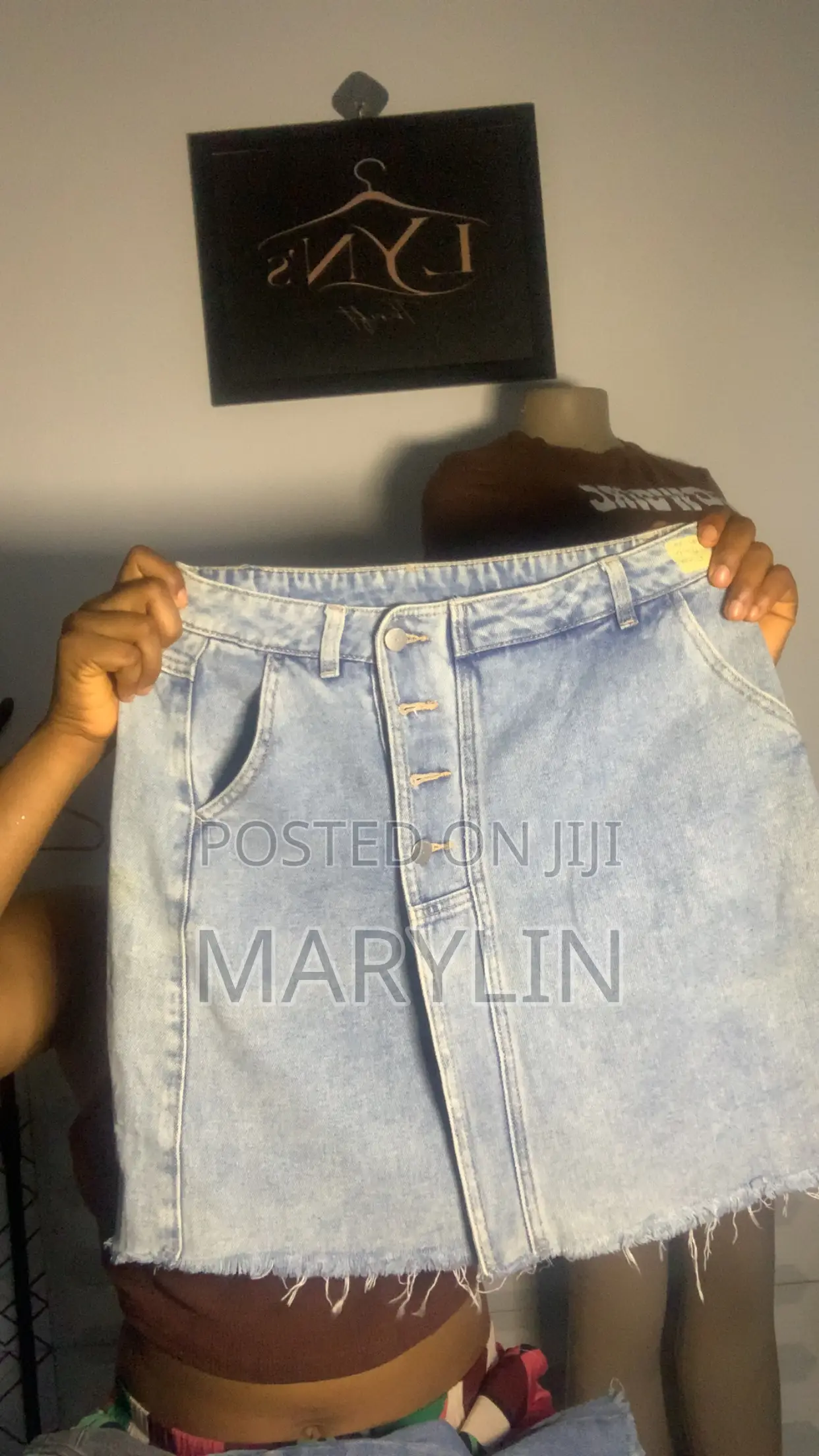 Demin Mini Skirt