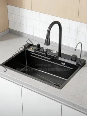 England Black Piano Kitchen Sink