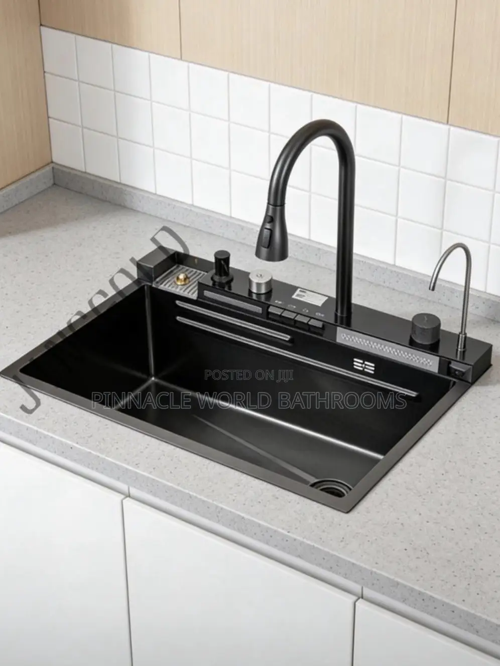 England Black Piano Kitchen Sink
