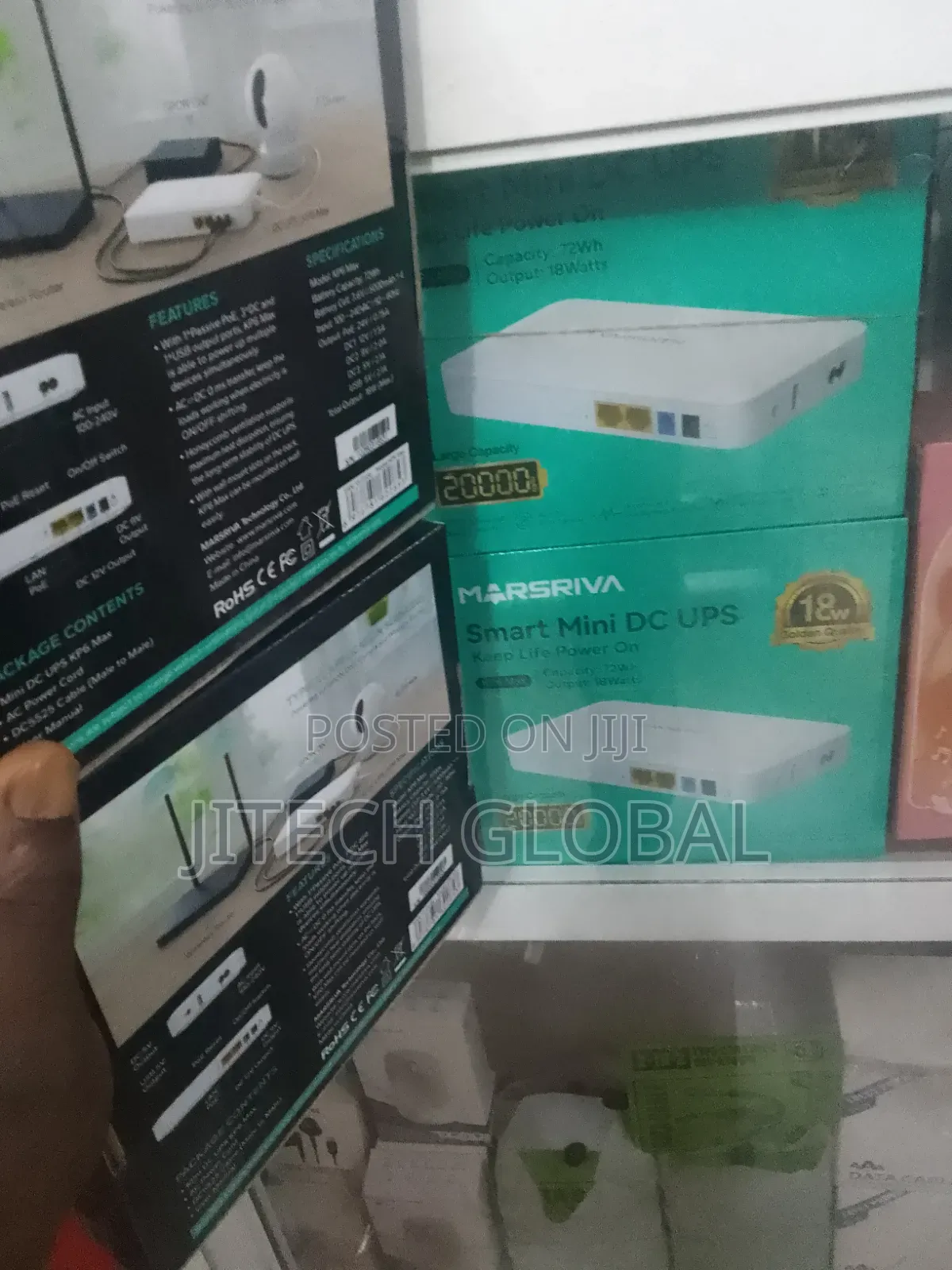 Marsriva 20000mah Smart Mini Dc Ups 18w