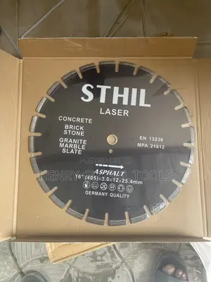 405mm 16” Sthil Asphalt Laser Concrete Cutting Disc